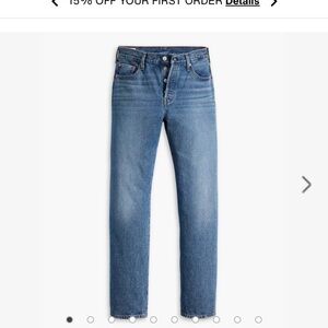 Levi's Blue Distressed Women's Jeans